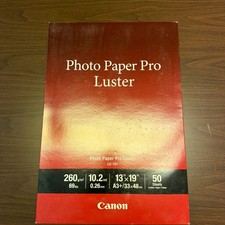 Canon LU-101 Photo Paper Pro Luster 13x19 A3+ 50 Sheets New Sealed Genuine picture