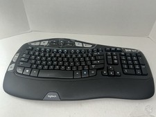 Logitech K350 Wireless Comfort Wave Ergonomic Keyboard Tested Works No Dongle picture
