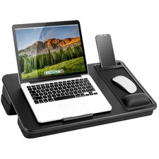 Extra Large Adjustable Lap Desk – Fits Laptops up to 17.3”, Adjustable Cushio... picture