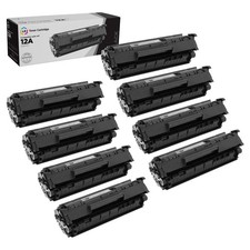 LD 8PK Comp Black Laser Toner Cartridge for HP 12A Q2612A LaserJet 1010 1012 picture