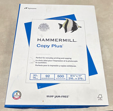 Hammermill Copy Plus White Printer Paper Letter 8.5x11 75 gsm 500 Sheets picture