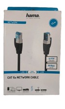 Hama network cable CAT-6a 10Gbps S/FTP shielded 500 MHz (1.5 m) black 00200680 picture