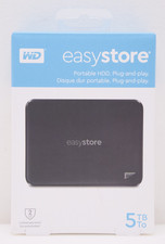 WD WDBAJP0050BBK-WESN Easystore 5TB External USB 3.0 Portable Hard Drive - Black picture