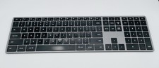 Satechi Slim X3 Bluetooth Backlit Keyboard with Numeric Keypad – Works Tested picture