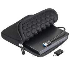 ROOFULL External CD DVD Drive for Laptop, USB 3.0 Type-C Portable DVD/CD ROM ... picture