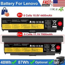 ✅57+/57++ Battery for Lenovo ThinkPad T440P T540P L440 L540 W540 W541 0C52864 UK picture