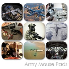 ARMY CUSTOM MOUSE PAD MILITARY GUN RIFLE USAF MOUSEPAD  (MM-08) picture