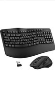 ULSOU MK399 Wireless Ergonomic Wave Keyboard & Mouse – 2.4GHz, Comfort Design picture