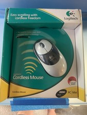 NEW Sealed Logitech Cordless Mouse Retro Radio Receiver  PC Mac  picture