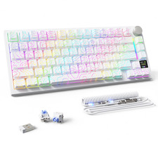 ATTACK SHARK X820 Ultra Tri-Mode Keyboard & C01 Ultra RGB Aviator Cable Combo picture