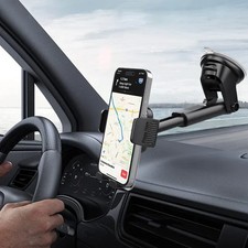 Dashboard Car Phone Holder Mount Adjustable Clip Universal 4.7-7in Smartphone picture