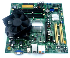 DELL 0CU409 MOTHERBOARD + 2.2 GHz INTEL PENTIUM E2200 CPU SLA8X + H/S & FAN picture