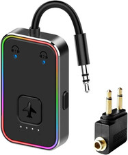 adaptador bluetooth 5.4 transmisor para avion audifonos de aptx baja latencia picture