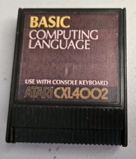 BASIC : Computing Language CXL4002 Original ATARI Computer Cartridge picture