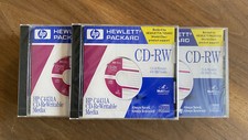 HEWLETT PACKARD CD-REWRITABLE MEDIA, 650 MB, 74 MINUTES, NEW AND SEALED picture