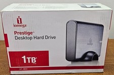 iOmega Prestige Desktop Hard Drive Hi-Speed USB 2.0 SKU# 34275 - 1 TB New Sealed picture