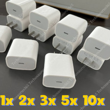 1-10 Lot Fast Charger USB Type C Wall Power Adapter For iPhone 14 13 12 11ProMax picture