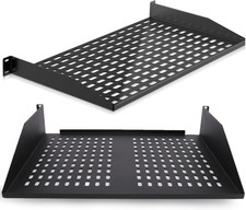 19-Inch 1U+2U Server Rack Shelves - Universal Mounting Tray for Computer Racks & picture