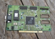Vintage Cirrus Logic CL-GD5434 PCI VGA Graphics Video Card 1MB VGA PRO picture