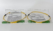 Simplex 810-887-002 Fiber Optic Patch Cable VS 2FT SC/APC SM DPX PVC 2-Pack New picture
