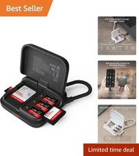 High-Speed Dual-Slot Card Reader: Organize 4 Micro SD & 2 SD Cards Effortlessly picture