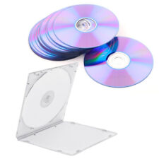 50-200Pc Standard Clear CD Jewel Case Slim PP DVD Disc Storage Cover Clear Tray picture
