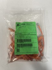 PACK of 17 Legrand 566-140-001 1FT Orange Q-Series Patch Cords CAT6 Non-Booted picture
