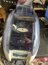 EVOLIS Tattoo Rewrite RW 2 ISO MAG 300 DPI ID Card Printer USB Network  UNTESTED picture