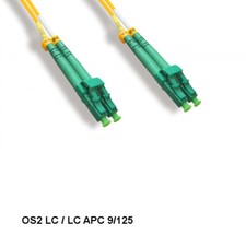 LOT 10pcs 3M LC/LC APC OS2 9 /125 Duplex Single-Mode Fiber Optic Cable OFNR picture