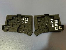 Totem Split Wireless Keyboard, Built-In Battery, Black, No Switches, No Keycaps picture