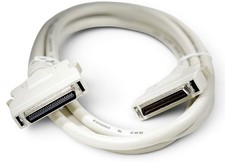 6ft SCSI-II HPCN50 Male Latch to SCSI-II HPDB50 Male Fiery Rip Cable - Beige picture