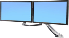Ergotron – Dual Monitor and Handle Kit – for 2 Monitors up to 26 Inches, 0 to 18 picture