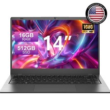 14-Inch Laptop with 16GB RAM & 512GB SSD - Lightweight Productivity for Students picture