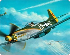 WWII Airplanes In Combat Battle Mouse Pad  7 x 9 Mousepad art picture