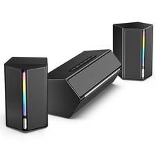 FIFINE A22 Computer Speakers with Subwoofer RGB Gaming Speaker for PC picture