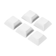 1U Blank Keycaps, 5 Pack MX Keyboard Replacement Universal PBT Mechanical, White picture