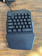 BUGHA One-handed Keyboard Black- Great For Gaming picture