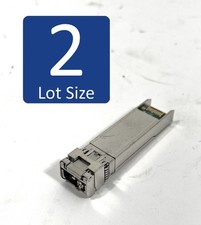 LOT OF 2 QLOGIC 16GB LC MMF SFP+ Transceiver Module 850nm FTLF8529P4BCV-QM picture