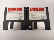 Quicken Version 3   For Windows 3.1 (3.5 Floppy Disks )  Without Manual picture