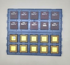 20 Intel A80486DX-33 486DX-33 CPU Processors NOS Gold Pins Trays picture