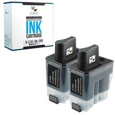 Compatible CMYi 2PK LC41BK Ink Cartridge fits Brother DCP-120c, Intellifax 1840c picture
