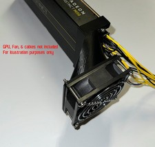 80mm GPU COOLING FAN SHROUD AMD RADEON MI60 MI50 MI25 (GPU & Fan NOT Included) picture