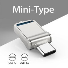 32G 64G 128GB Type-C USB 3.0 OTG Dual Drive Flash Drive Memory Stick Waterproof  picture