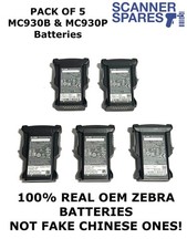 5 PACK - OEM Zebra MC93 Battery BTRY-MC93-STN-01 7000mAh MC930P MC930B BT-000370 picture