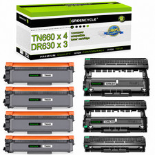 4PK TN660 Toner Cartridge +3PK DR630 Drum Unit Fit For Brother HL-L2320D L2360DW picture
