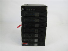 Dell OptiPlex 3040 Micro Lenovo M73 Desktop Lot of 8 Intel i3 8GB No HDD No OS picture