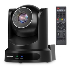 ROCWARE RC20 PTZ Conference Room Camera 10x Optical Zoom USB Webcam with Remote picture