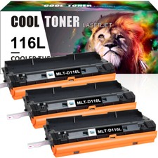 3x MLT-D116L Black Toner Compatible For Samsung M2875FW M2885FW M2876 M2835DW picture