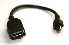 USB-A Female to Micro-B Male Converter OTG Adapter Cable picture