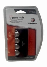 Targus 4-Port USB Hub PA055U PC Mac USB Hub Ultra Mini Plug & Play picture